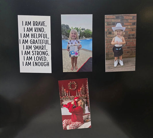 2.5" x 4.3" custom photo magnet