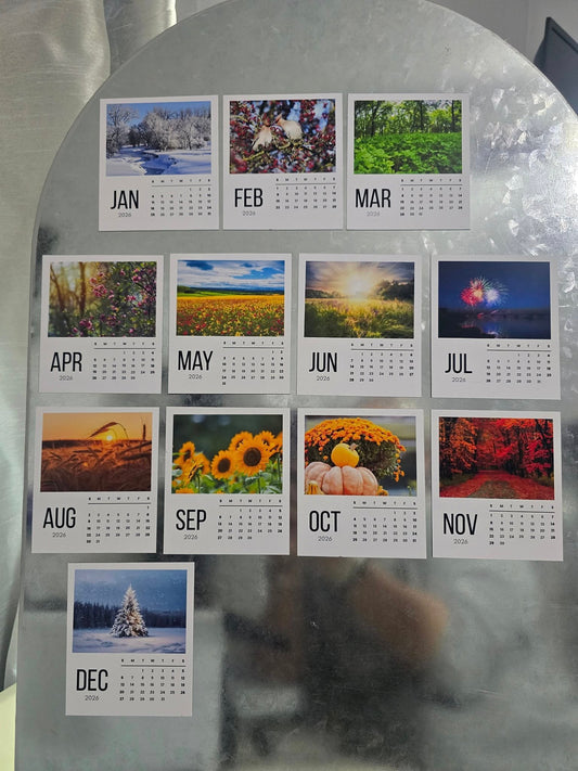 3.5x5" calendar magnets