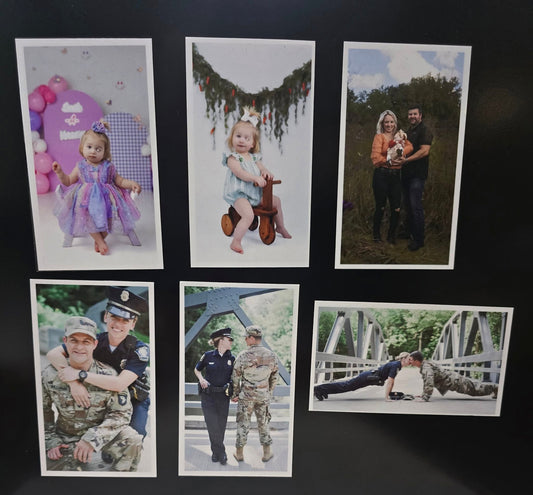 2.5" x 4.3" custom photo magnet