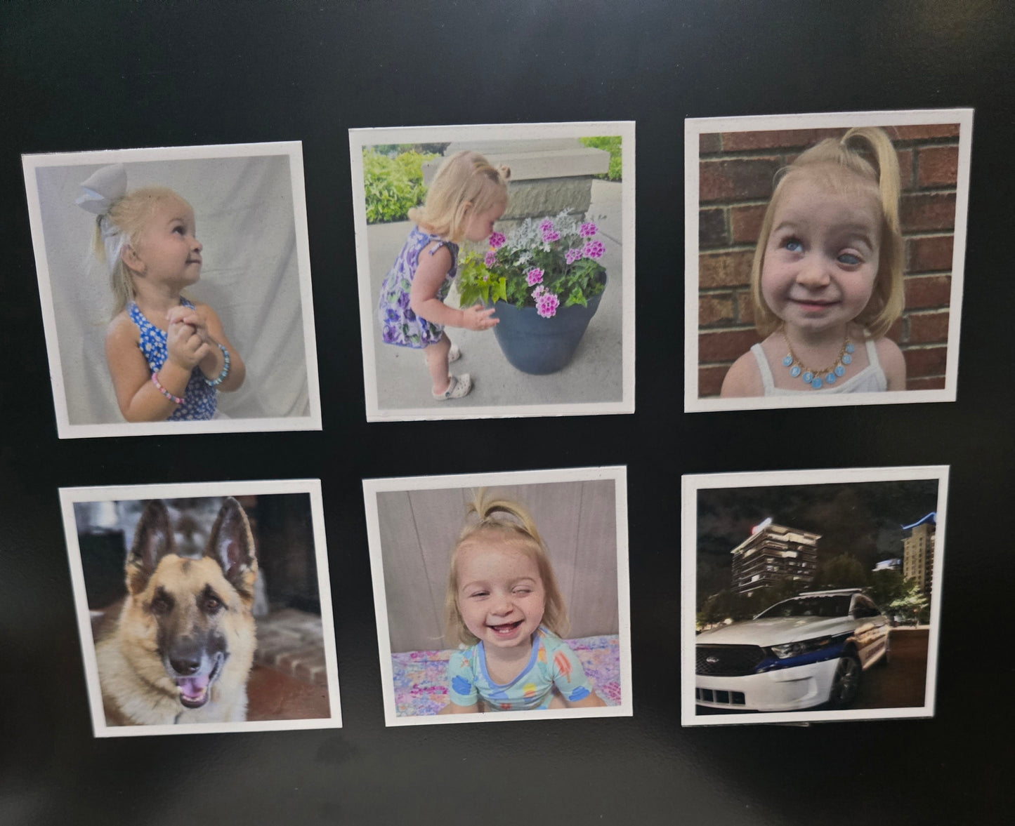 2.5" x 2.5" custom photo magnet