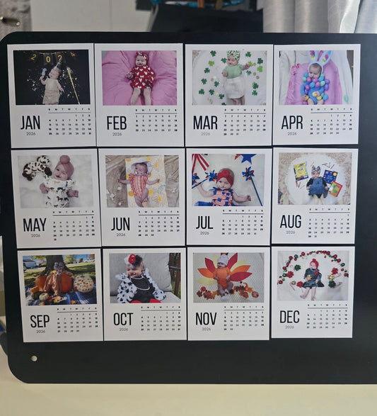 2x3" wallet calendar magnet